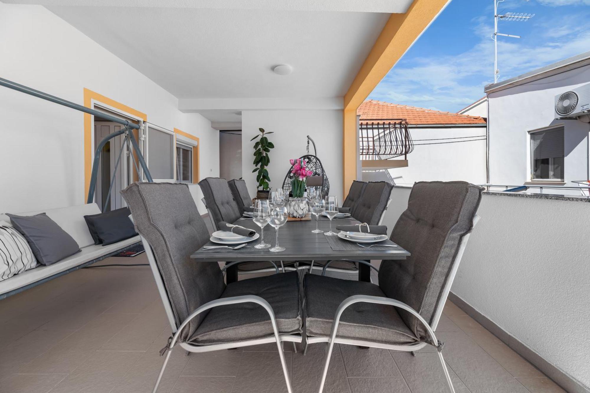 Apartman Zara Biograd Na Moru Buitenkant foto